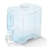 Arrow 2 Gallon Drink Dispenser for Fridge - Plastic Beverage Dispenser with Spigot for Easy...